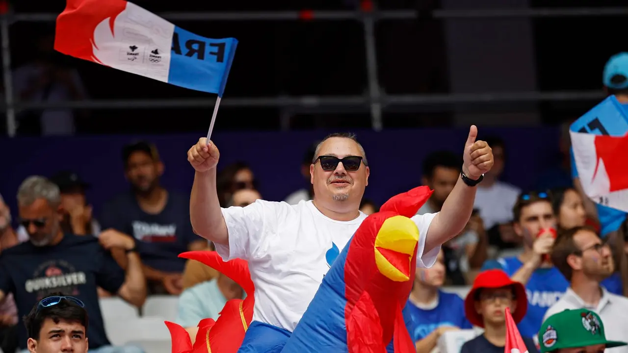 La magia de los Juegos Ol&iacute;mpicos de Par&iacute;s comenz&oacute; ya en el Estadio de Francia EFE/EPA/YOAN VALAT