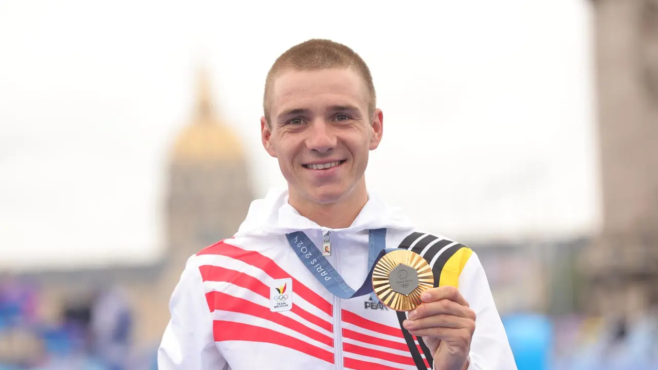 El belga Remco Evenepoel, campe&oacute;n ol&iacute;mpico de contrarreloj. EFE/EPA/TERESA SUAREZ