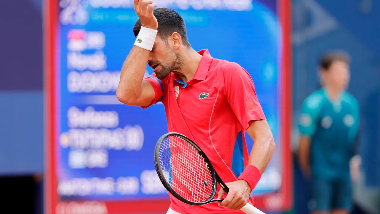 El serbio Novak Djokovic en Roland Garros en Paris, Francia, Grecia. EFE/EPA/RONALD WITTEK