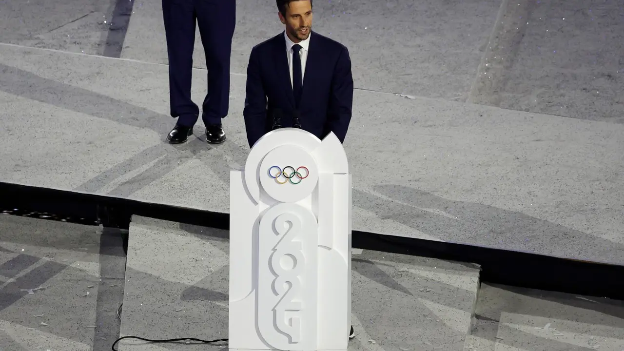 Tony Estanguet, presidente del Comit&eacute; Organizador de los Juegos Ol&iacute;mpicos de Par&iacute;s 2024, EFE/EPA/MAST IRHAM
